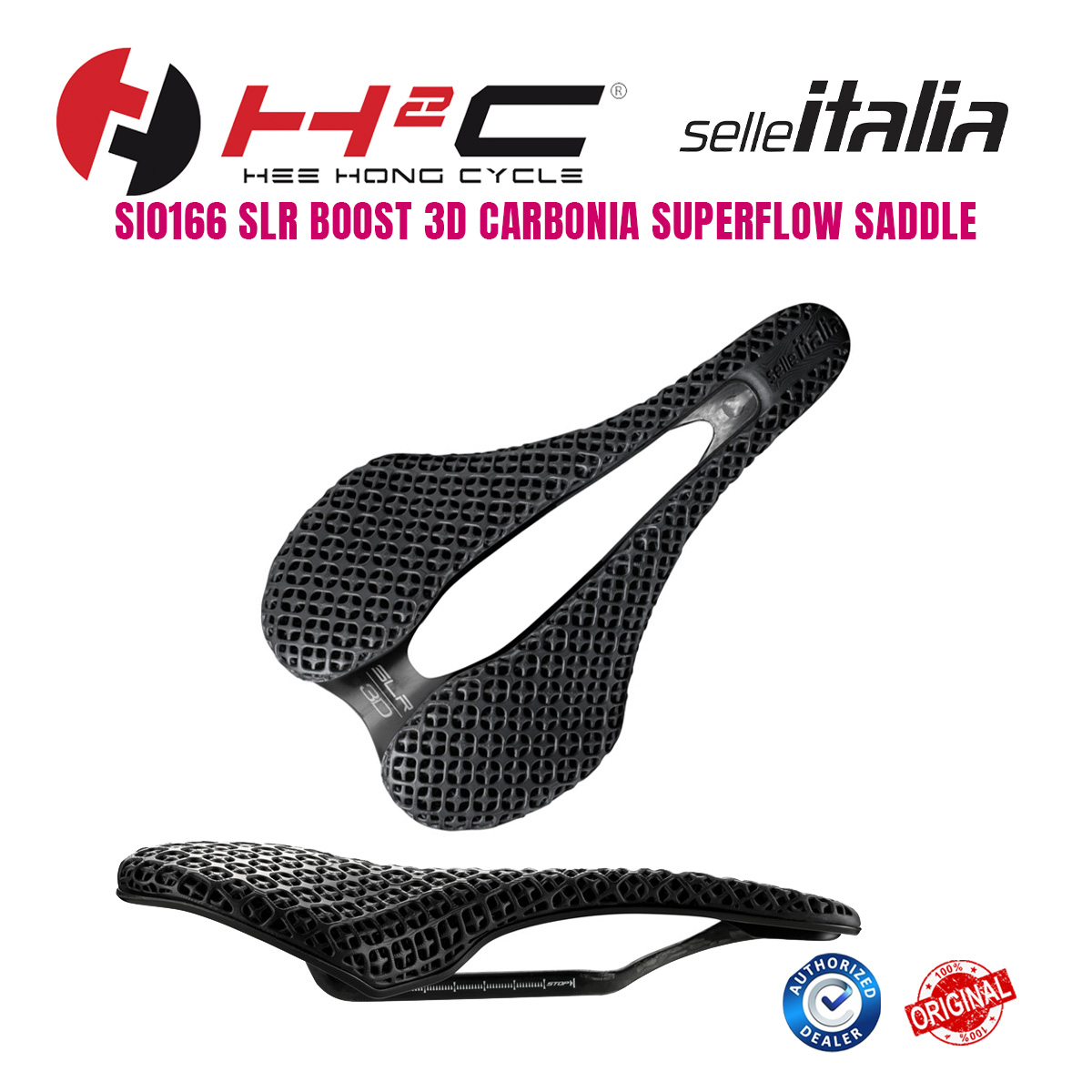 SELLE ITALIA Si0166 SLR BOOST 3D CARBONIO SUPERFLOW SADDLE